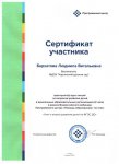 Сертификат  Программный центр 02.04.20